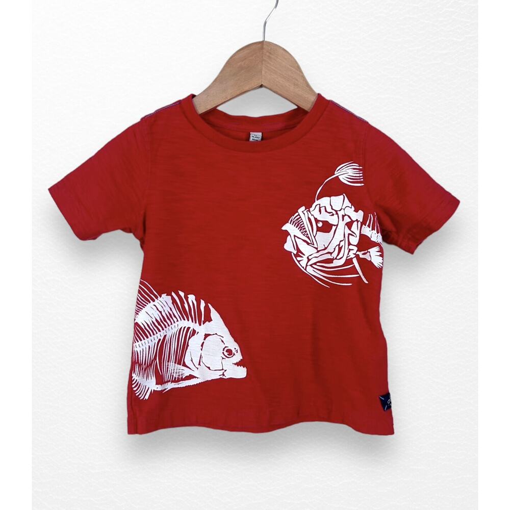 Joules Fishbones Tee, Size 2